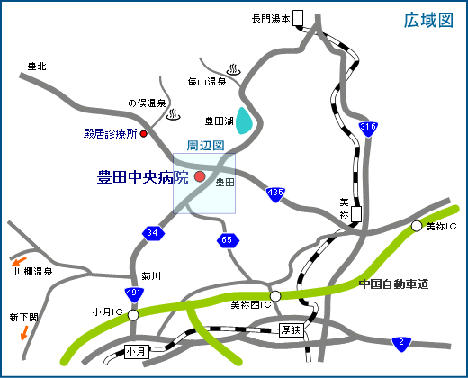 豊田中央病院地図