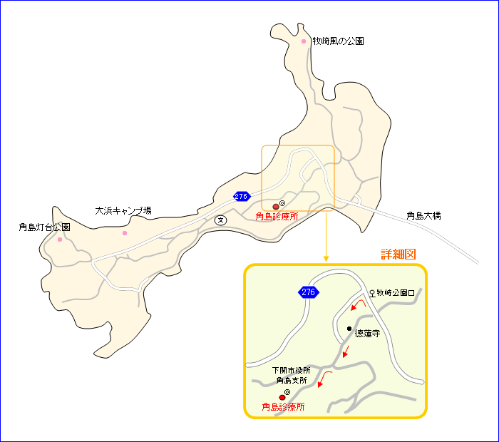 角島診療所地図